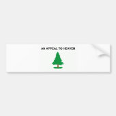 Autocollant De Voiture Pare-chocs d'An_Appeal_to_Heaven_Flag (Devant)
