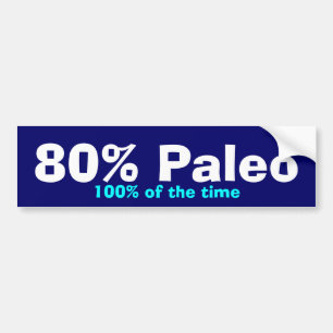 Autocollant De Voiture Pare-chocs de 80% Paleo