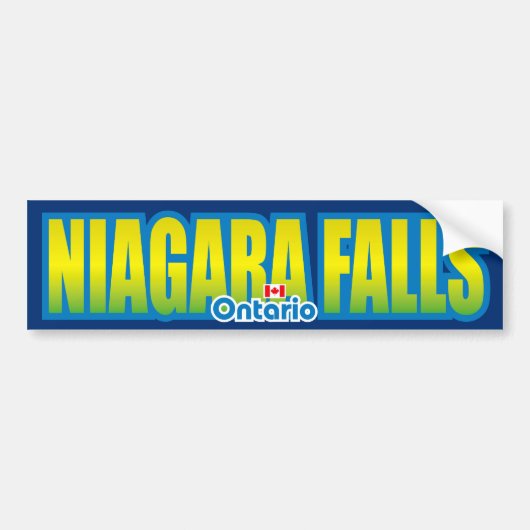 Autocollant De Voiture Pare-chocs de chutes du Niagara (Devant)