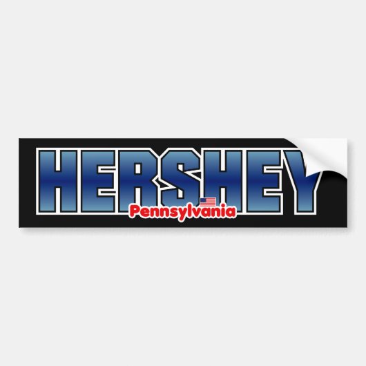 Autocollant De Voiture Pare-chocs de Hershey (Devant)