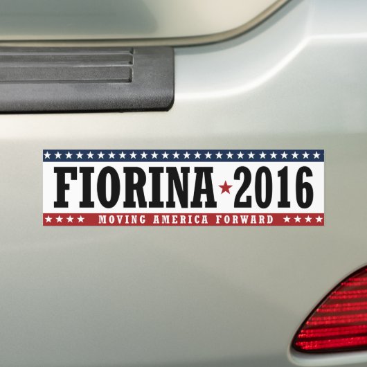 Autocollant De Voiture Pare-chocs en mouvement de Fiorina 2016 Amérique (En voiture)