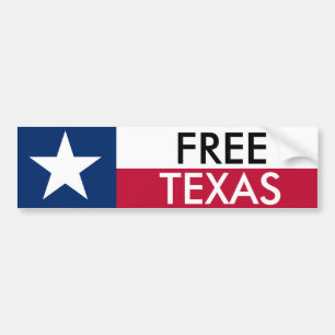 Autocollant De Voiture Pare-chocs libre Sticket du Texas