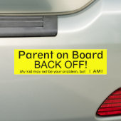 Autocollant De Voiture Parent à bord (En voiture)