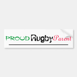 Autocollant De Voiture parent fier de rugby