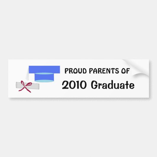 Autocollant De Voiture Parents fiers (Devant)