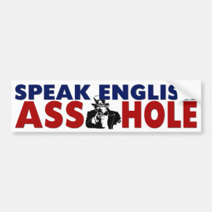 Autocollant De Voiture Parlez anglais