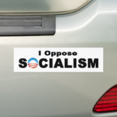 Autocollant De Voiture Parlez contre le socialisme (En voiture)