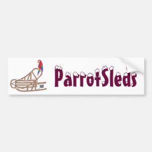 Autocollant De Voiture ParrotSleds - adhésif pour pare-chocs