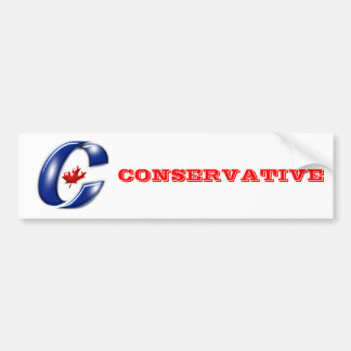 Autocollant De Voiture Parti conservateur des marchandises politiques du