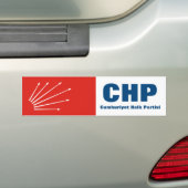 Autocollant De Voiture Parti républicain turc CHP (En voiture)