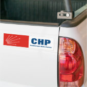 Autocollant De Voiture Parti républicain turc CHP (Sur camion)