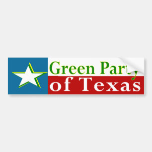 Autocollant De Voiture Parti Vert d'adhésif pour pare-chocs du Texas