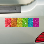 Autocollant De Voiture Parties scintillant gay pride Rainbow Stripes LGBT (En voiture)