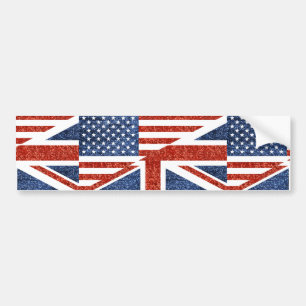 Autocollant De Voiture parties scintillant usa uk