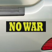 Autocollant De Voiture Pas de guerre (En voiture)