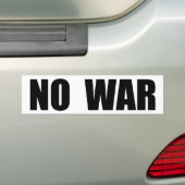 AUTOCOLLANT DE VOITURE PAS DE GUERRE (En voiture)