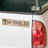 Autocollant De Voiture Pas de problème de reggae (Sur camion)