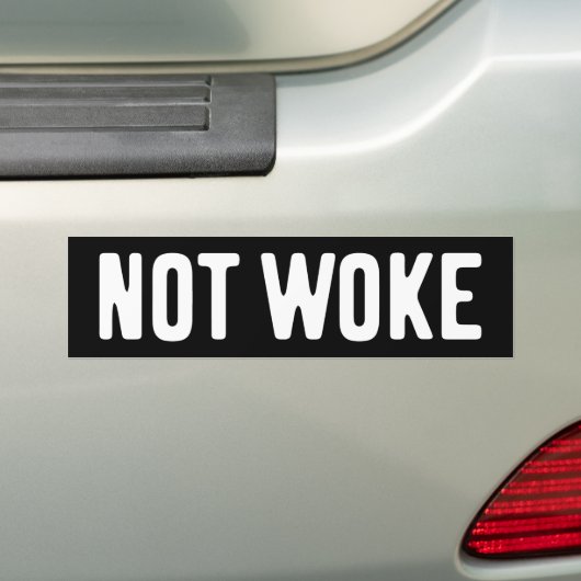 Autocollant De Voiture Pas de Woke (En voiture)
