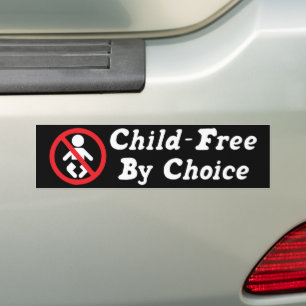 Autocollant De Voiture Pas D'Enfants Gratuits Par Choix