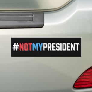 Autocollant De Voiture Pas mon président anti-Trump