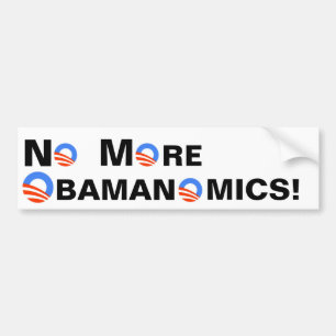 Autocollant De Voiture Pas plus d'Obamanomics