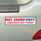 Autocollant De Voiture Pas Trump 2024 (En voiture)