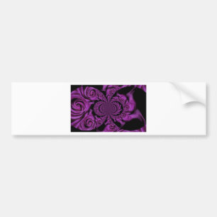 Autocollant De Voiture Passion violette : Royal Romance Roses