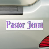 Autocollant De Voiture Pasteur Jenni4 (En voiture)