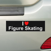 Autocollant De Voiture Patinage artistique (En voiture)