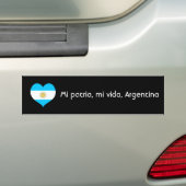 Autocollant De Voiture Patria de MI, vida de MI, Argentine (En voiture)