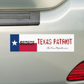 AUTOCOLLANT DE VOITURE PATRIOTE DU TEXAS ! ! (En voiture)