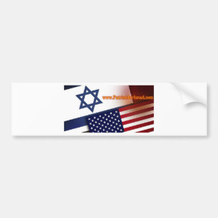 Autocollant De Voiture Patriotes pour l'Israël