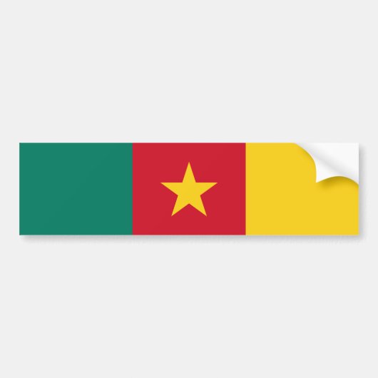 Autocollant De Voiture Patriotic Cameroon (Devant)