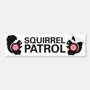 Autocollant De Voiture Patrouille d'écureuil