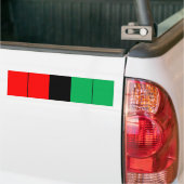 Autocollant De Voiture Patterns de Kwanzaa Colors (Sur camion)