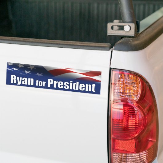 Autocollant De Voiture Paul Ryan pour le président (Sur camion)