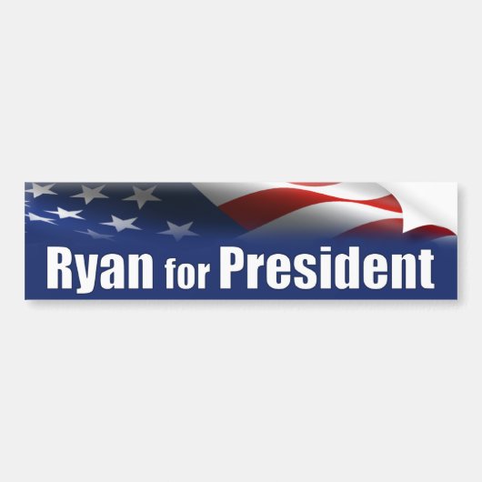 Autocollant De Voiture Paul Ryan pour le président (Devant)