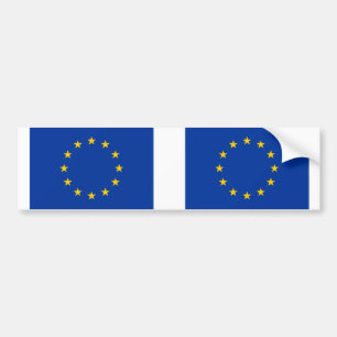 Autocollant De Voiture pavillon de l'Union européenne