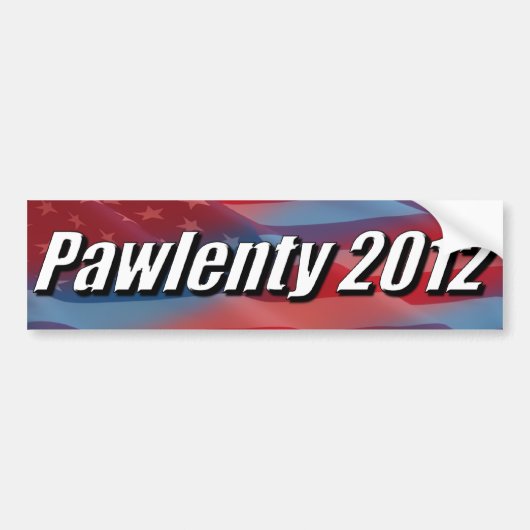Autocollant De Voiture Pawlenty 2012 (Devant)