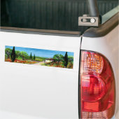 AUTOCOLLANT DE VOITURE PAYSAGE TOSCANE (Sur camion)