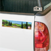 AUTOCOLLANT DE VOITURE PAYSAGE TOSCANE 5 (Sur camion)