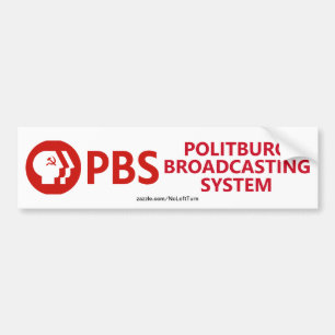 Autocollant De Voiture PBS Politburo Broadcasting System