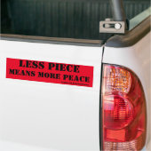 Autocollant De Voiture peace (Sur camion)