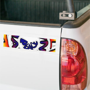 Autocollant De Voiture Peace Hakuna Matata