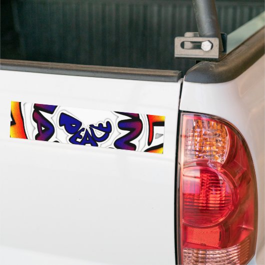 Autocollant De Voiture Peace Hakuna Matata (Sur camion)