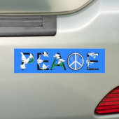Autocollant De Voiture PEACE is the Answer (En voiture)