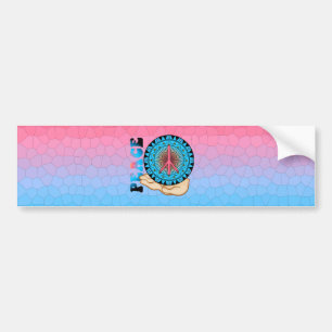 Autocollant De Voiture Peace ~ Sun