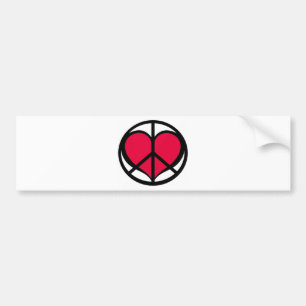 Autocollant De Voiture PeaceLove