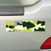 Autocollant De Voiture Pêche au bar Camo vert (En voiture)