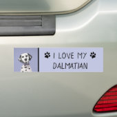 Autocollant De Voiture Peinture Dalmatienne - Cute Original Chien Art (En voiture)